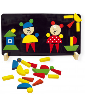 Mágneses puzzle - Medvék