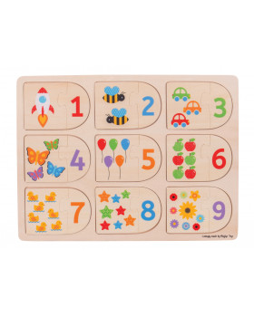 Beillesztő puzzle - mennyiségek