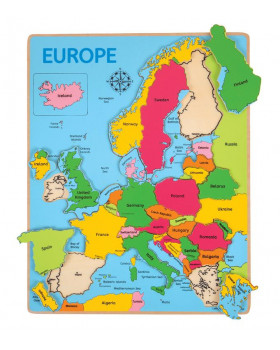 Beillesztő puzzle - Európa térképe