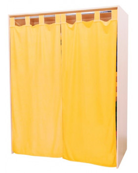 Függöny az Ágy és fektető tároló szekrényhez - sárga