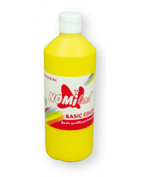 Tempera festék Basic Color, 500 ml- sárga