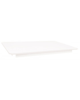 Asztallap 18 mm, FEHÉR - téglalap 125x80 cm, fehér
