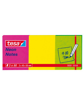Öntapadós jegyzettömb, TESA Neon