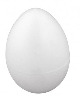 Polisztirol tojás - 25 db  - 7 x 10 cm