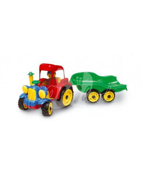 Traktor és utánfutó