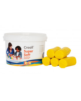 Creall - ultra puha gyurma - sárga 1750g