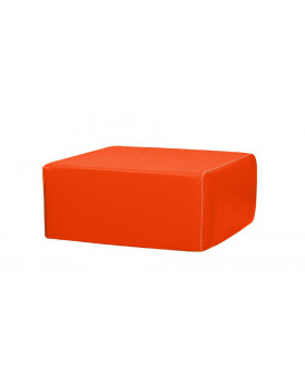 KOCKA Puff - piros 15 cm