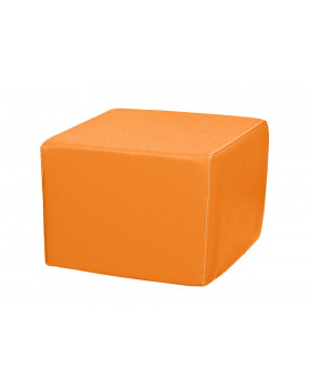 KOCKA Puff - narancssárga 25 cm