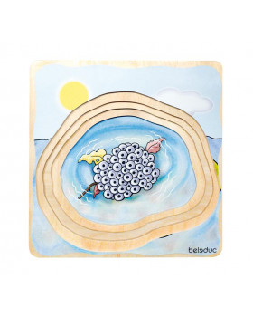 Réteges puzzle - A béka fejlődése