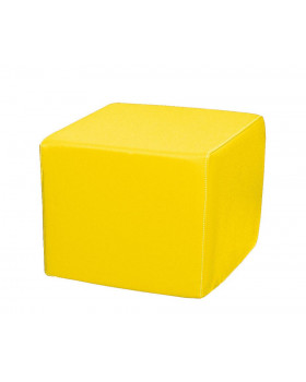 KOCKA Puff - sárga 30 cm