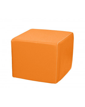 KOCKA Puff - narancssárga 30 cm