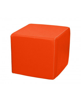 KOCKA Puff - piros 35 cm