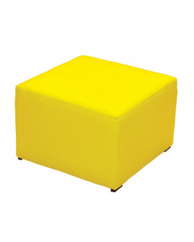 Színes ülőke - Puff sárga, 31 cm