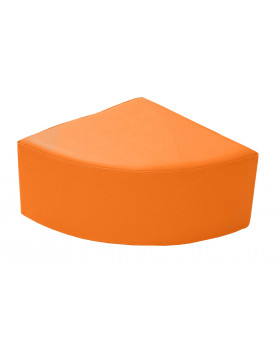 Negyedkör ülőke - narancssárga 30cm
