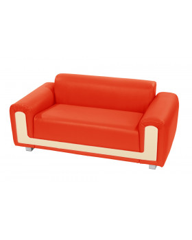 „Mosoly“ kettes kanapé piros