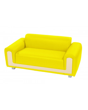 „Mosoly“ kettes kanapé sárga