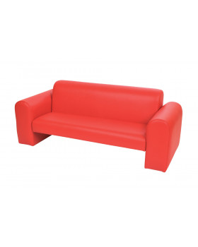 “Exclusive“ hármas kanapé piros