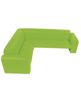 “Exclusive“ sarok kanapé zöld