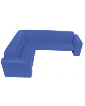 “Exclusive“ sarok kanapé kék