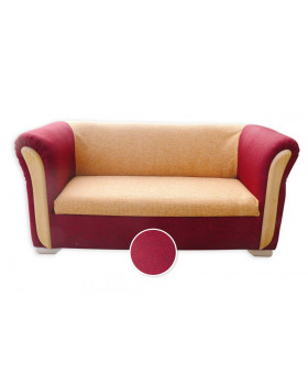 Masszív ülőke - Kettes kanapé piros
