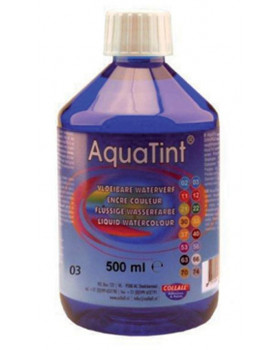 Vízfesték AquaTint - sötétkék - 500 ml