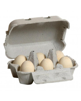Tojás tojástartóban - fehér