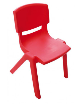 Műanyag szék - magasság 26 cm, piros