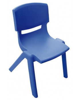 Műanyag szék - magasság 26 cm, kék