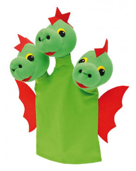 Kesztyűbábok - mesebeli figurák - Háromfejű sárkány