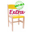 Fa székek Extra - további rögzítéssel - 26 cm